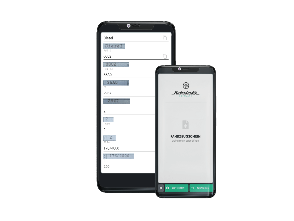 Fahrzeugschein-Scanner - Individuelle Digitalisierung von Fahrzeugscheinen